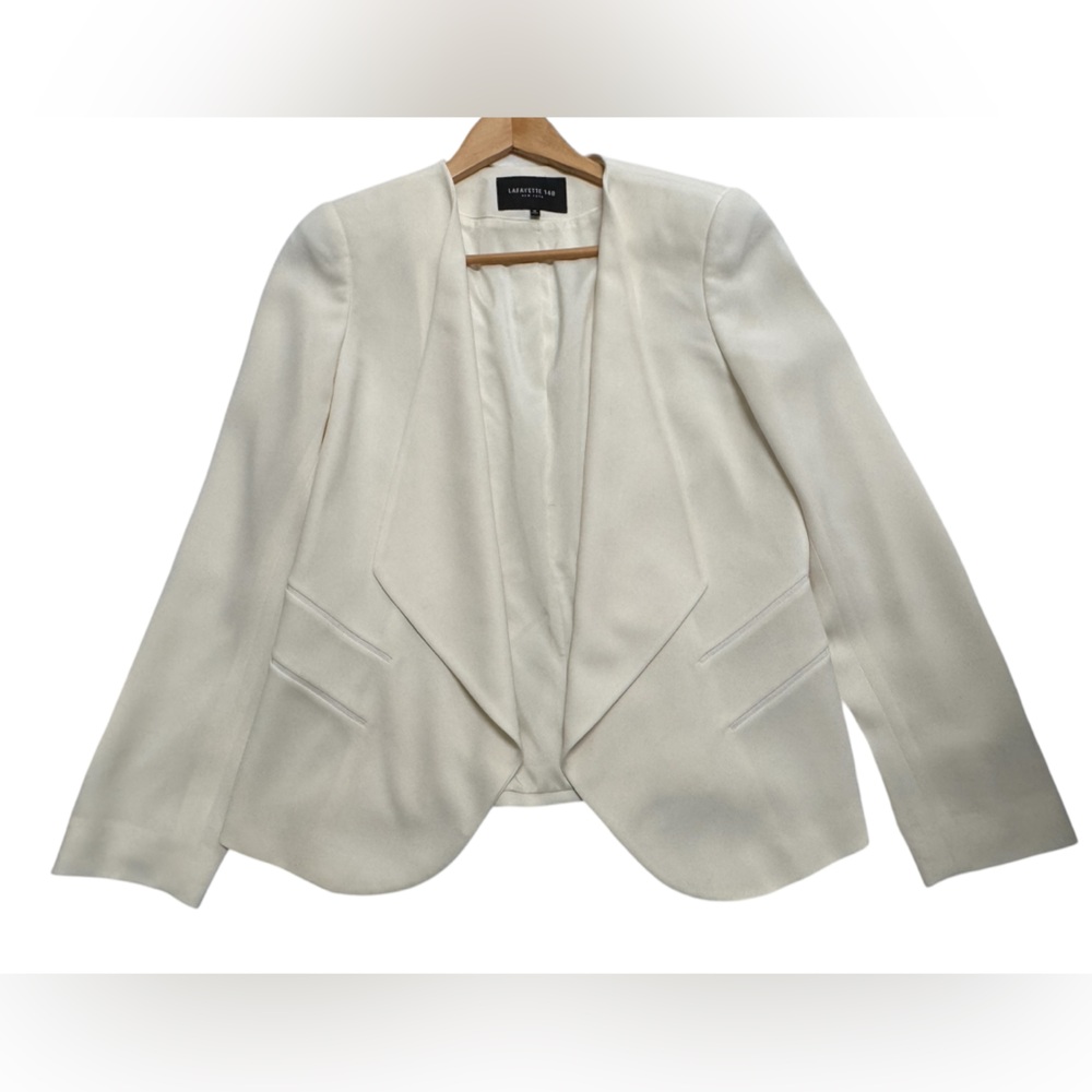 Lafayette 148 Blazer Jacket Size:10 Beige
